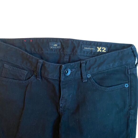 X2 Black Skinny Jeans Women’s Sz 01 NWOT - Picture 4 of 5